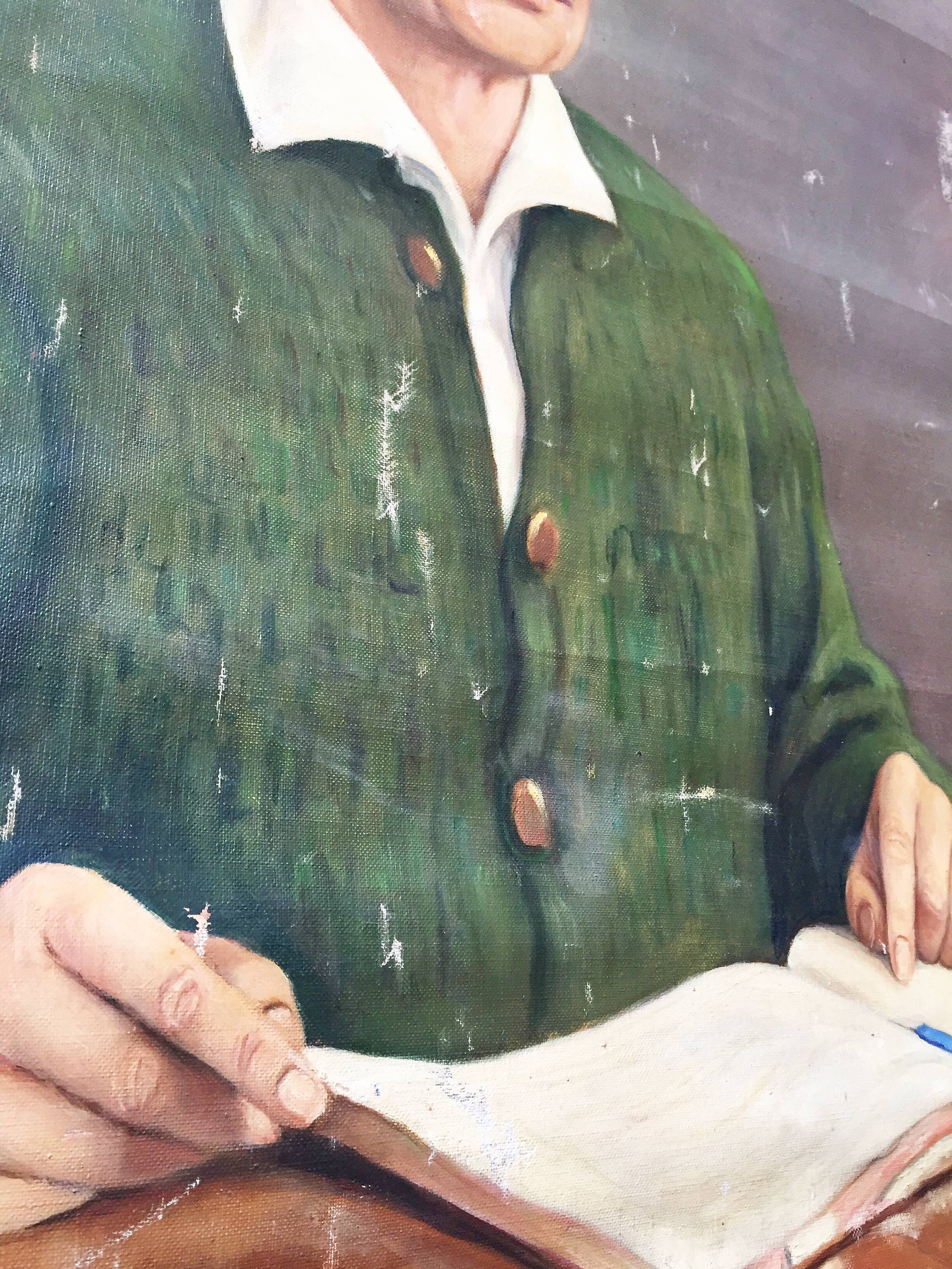 Painting man 100x80cm