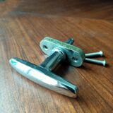 Solid chrome brass window handle