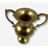 Trophy-style brass vase 19 cm