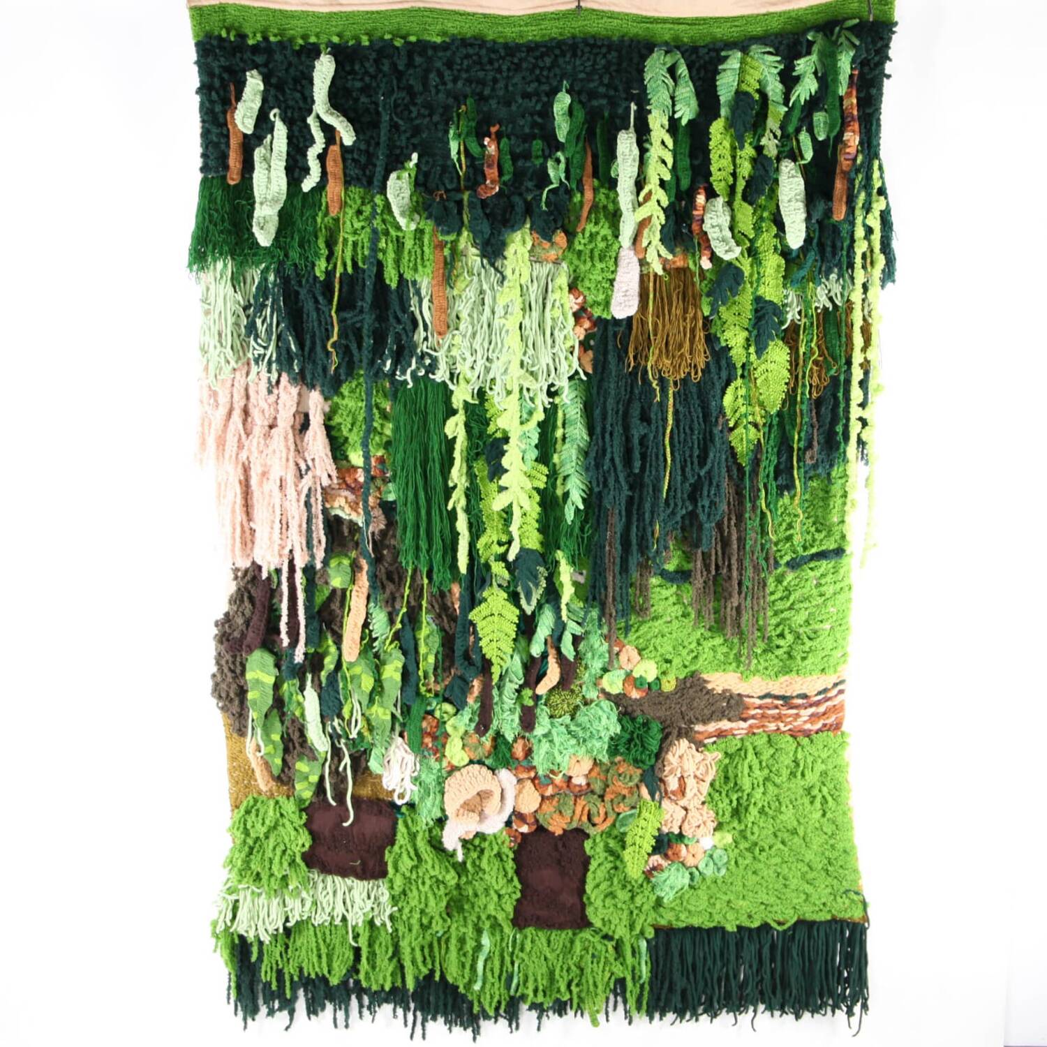 Large tapestry "green wall"