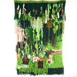 Large tapestry "green wall"
