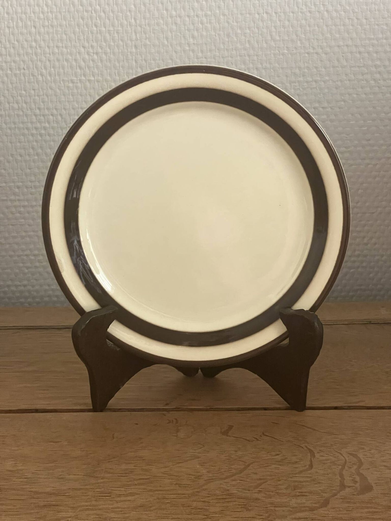 6 Italian dessert plates Pagmossin in ceramic