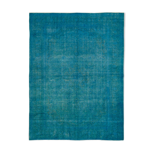 tapis persan surteint tissé à la main 306 cm x 403 cm tapis en laine bleue