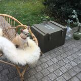 Old trunk or military chest