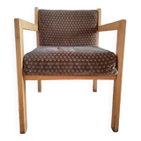 Fauteuil vintage, meuble siège ancien design scandinave