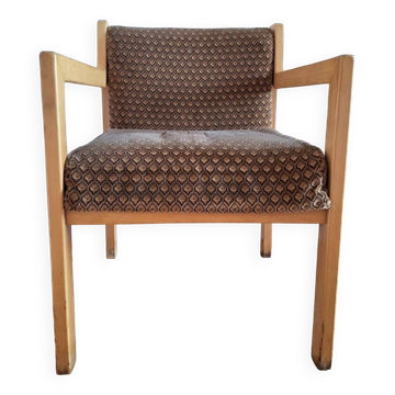 Vintage armchair, antique Scandinavian design seat furniture