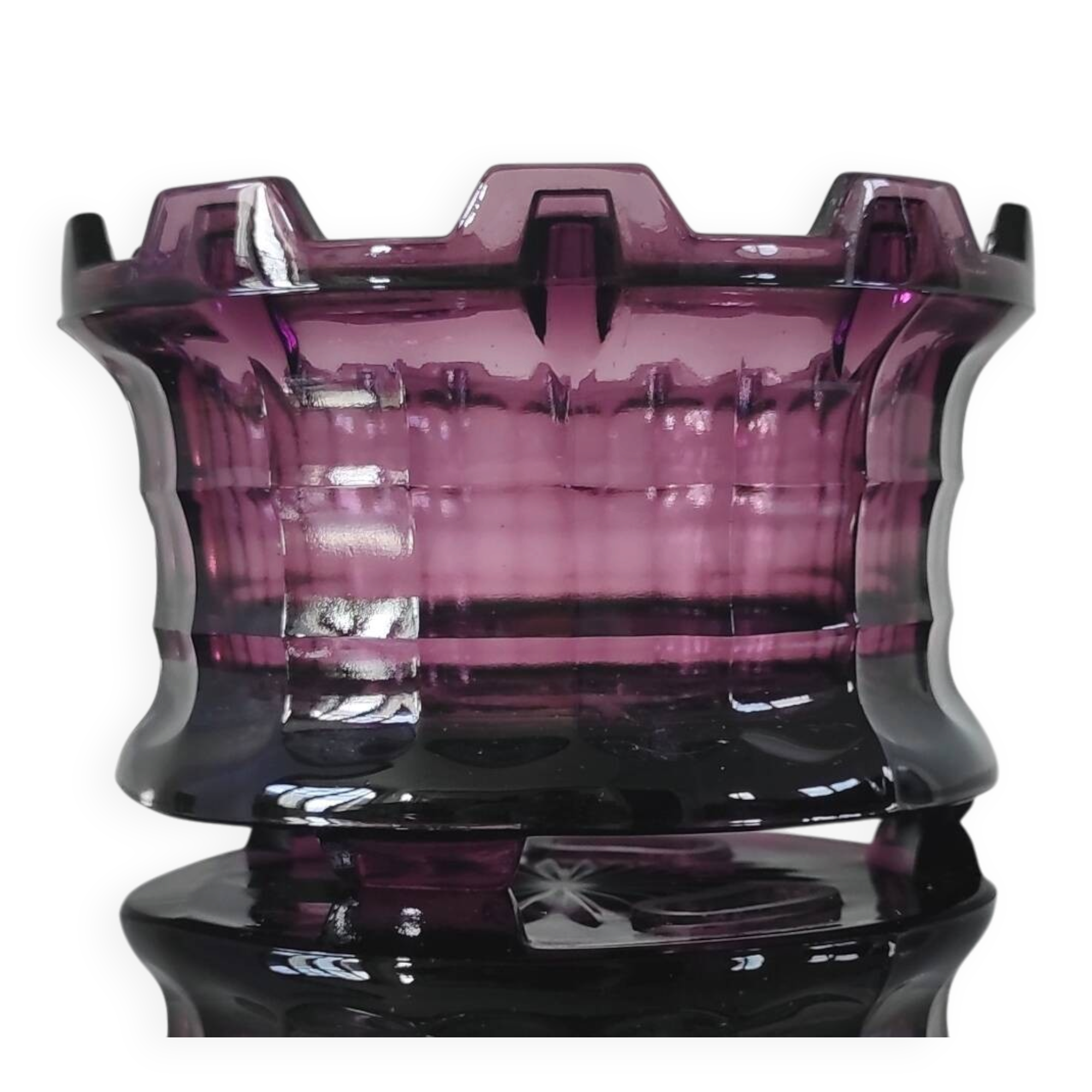 Brutalist glass cache-pot or lantern