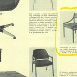 Set of 6 model 110 dining chairs Ico Parisi for Cassina, 1960s