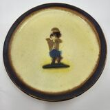 Service à dessert Atelier Cerenne Vallauris Santons de Provence France 1950