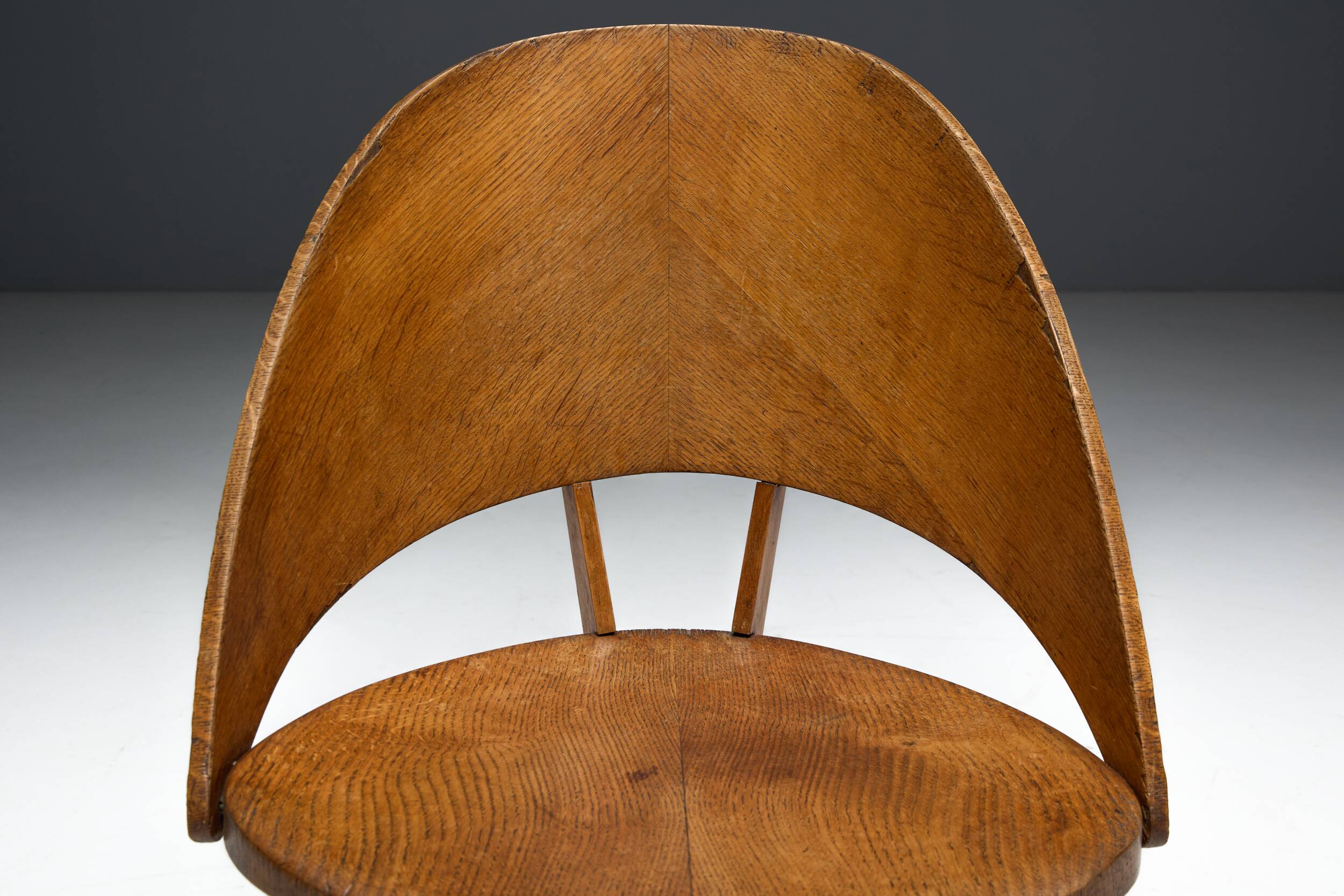 Chaises de salle à manger en contreplaqué, Italie, années 1950