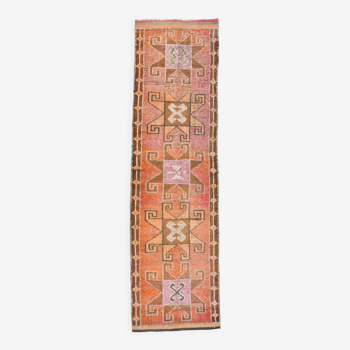 3x10 contemporary oushak runner rug, 86x302cm