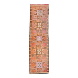 3x10 contemporary oushak runner rug, 86x302cm