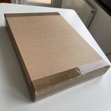 Old baroque style wall mirror with golden moldings