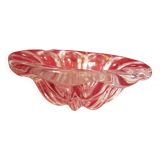 Crystal ashtray / pocket emptying tray / val st lambert sign