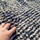 Handmade traditional Beni Ourain Berber rug, size 2/3 m.