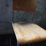 Industrial vintage Chairs Willem Hendrik Gispen for Gispen 1950s, Set of 2