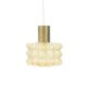 Large Mid-Century Amber Bubble Glass Ceiling Light by Helena Tynell, 1960s