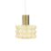 Large Mid-Century Amber Bubble Glass Ceiling Light by Helena Tynell, 1960s