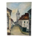 Oil painting on canvas church street 20th century