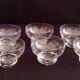 Vintage Engraved Crystal Champagne Glasses