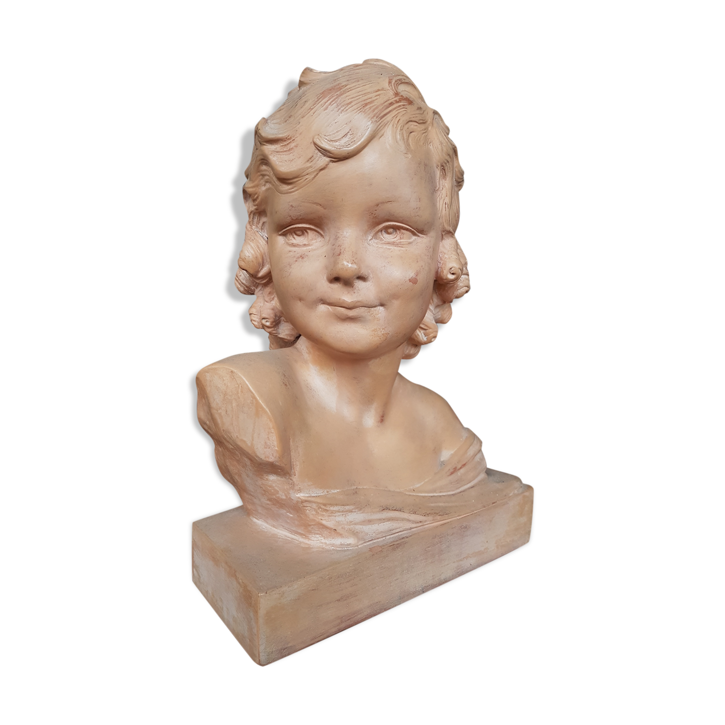 Bust terracotta woman signcipriani