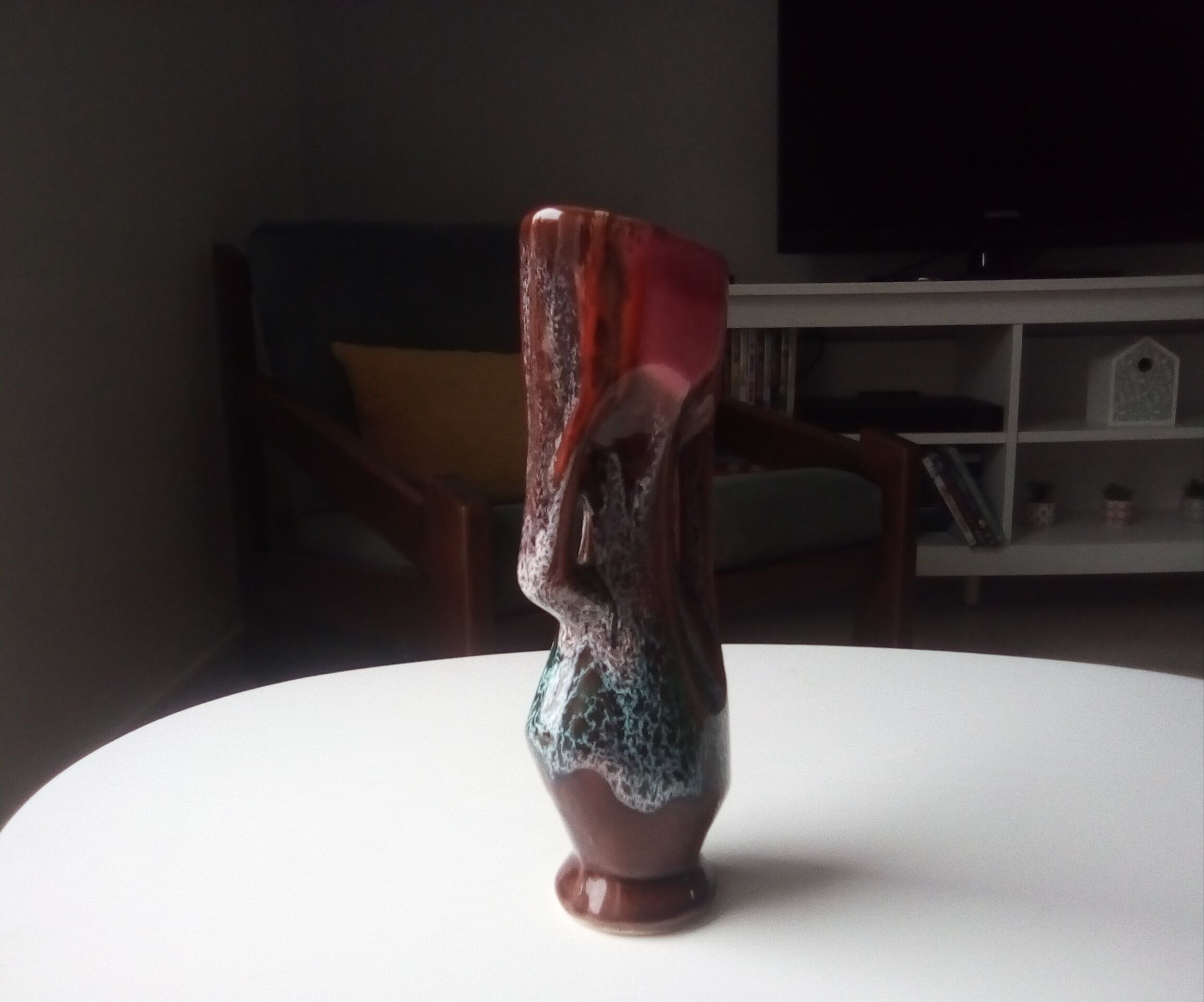 Vintage vase varnished Vallauris