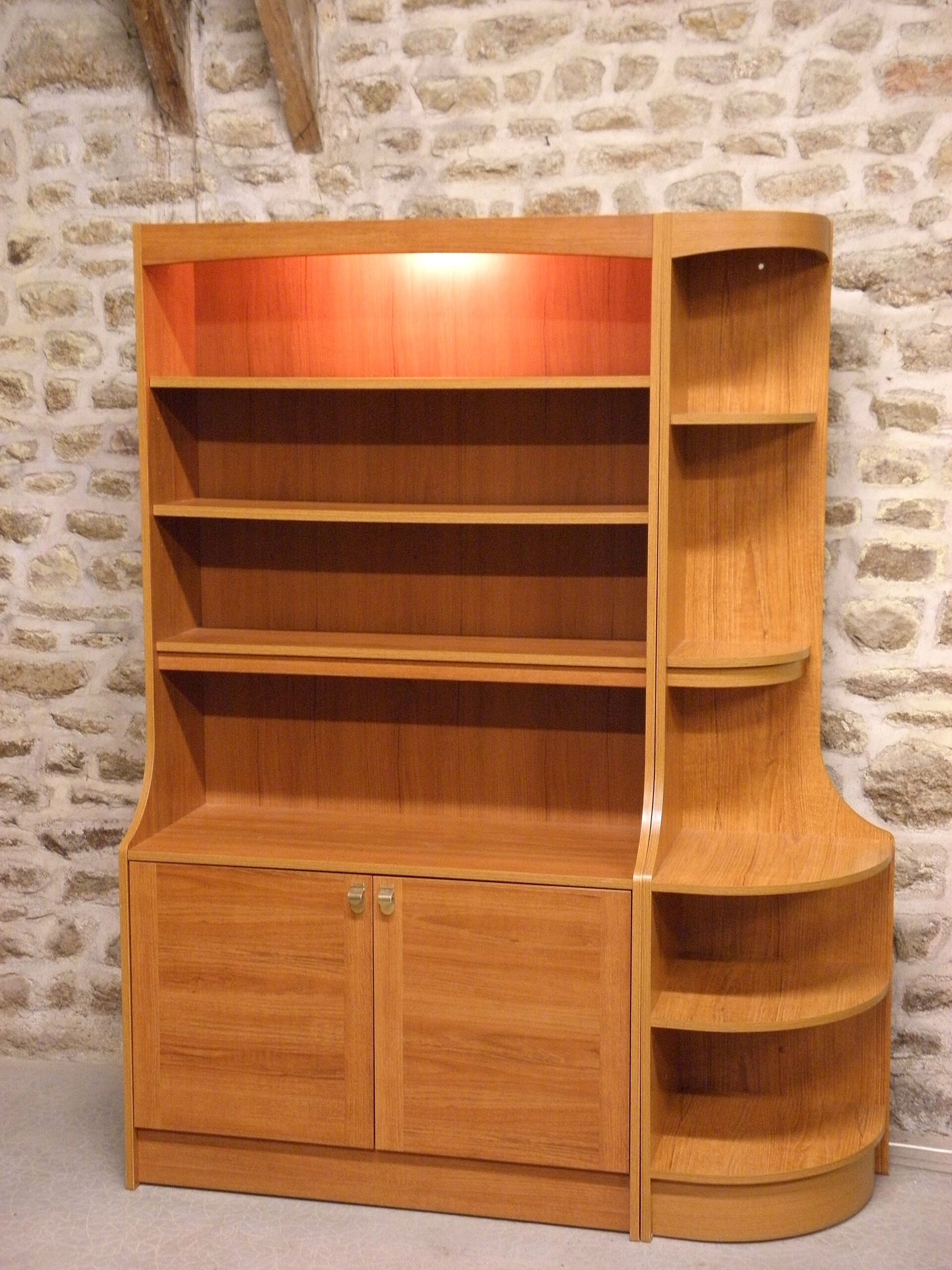 Bibliothèque modulable années 70
