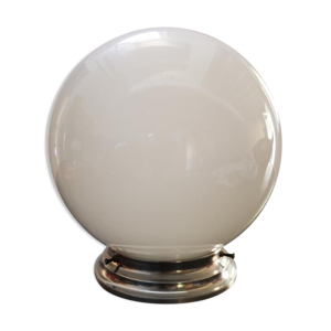 Plafonnier ancien applique globe opaline 1930
