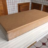 Baroque mirror in golden resin 26x49cm