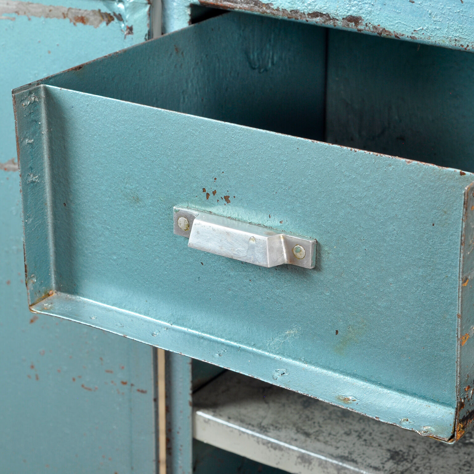 Industrial Iron Cabinet, 1960s