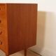 Vintage teak chest of drawers with 4 drawers by Kai Kristiansen