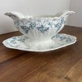 Maastricht earthenware sauce boat, Clara model