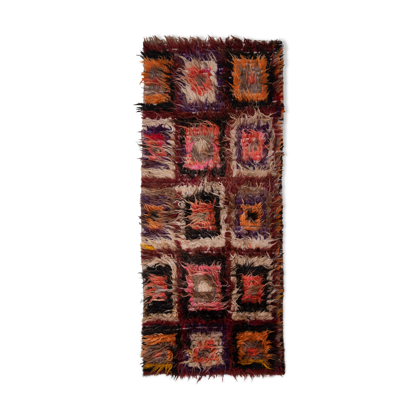 Vintage Turkish Tulu Runner Rug, 1970s 127 X 302 cm