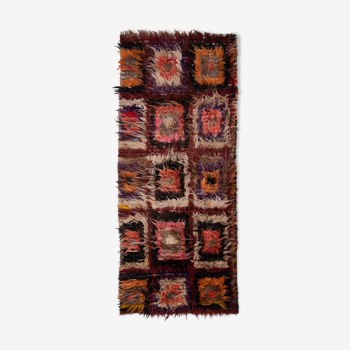 Tapis vintage turc années 1970 127 X 302 cm