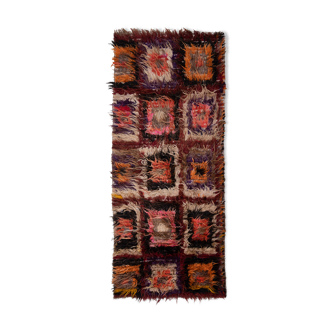 Vintage Turkish Tulu Runner Rug, 1970s 127 X 302 cm