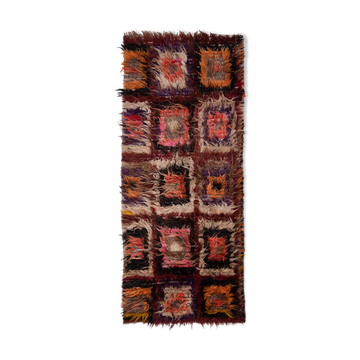 Vintage Turkish Tulu Runner Rug, 1970s 127 X 302 cm