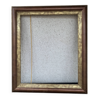 Antique style rectangular wooden frame 62 x 53 cm