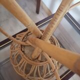 Rest plant rattan wicker 1960 1970