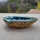 Vintage ashtray in enamelled ceramic numbered
