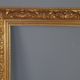 Frame style Louis XIV gilded stucco wood 57x45 cm, leaf 47,5x36 cm SB