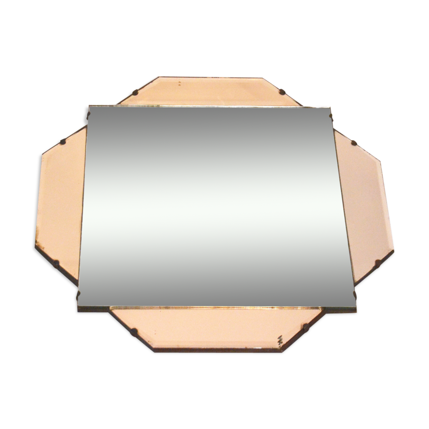 Venetian mirror pink 50 x 50 cm