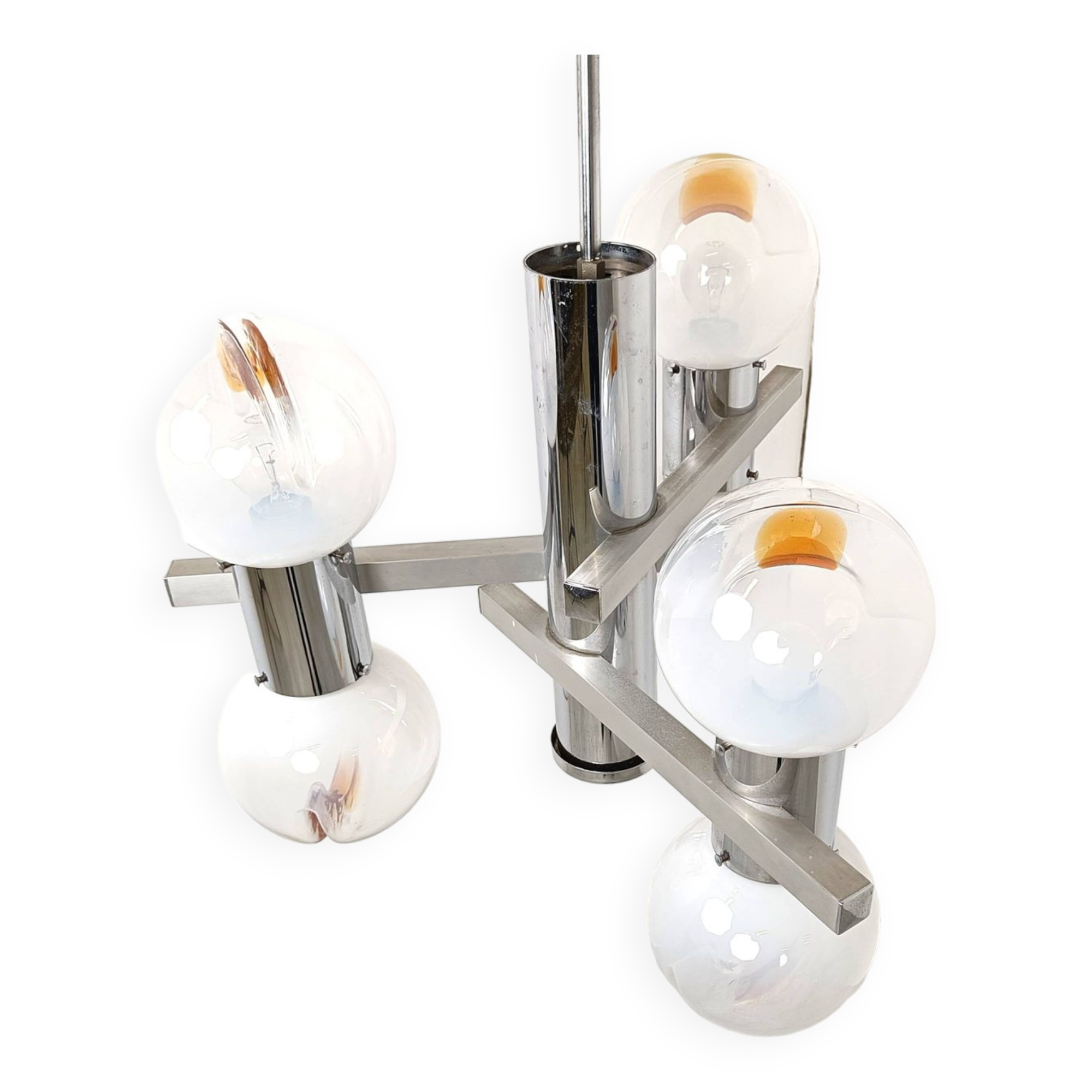 Vintage Mazzega chandelier, 1960s