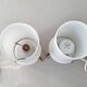 Paire de lampes vintage 1950 Parscot