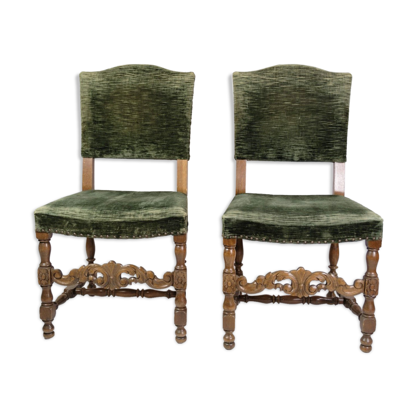Oak chairs, Renaissance style