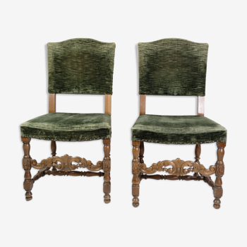 Oak chairs, Renaissance style