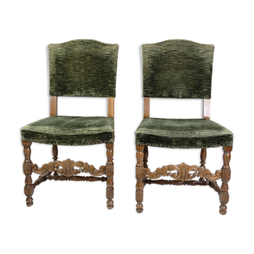 Oak chairs, Renaissance style