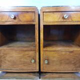Pair of Art Deco style bedside tables