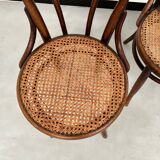 4 bentwood bistro chairs, circa 1910
