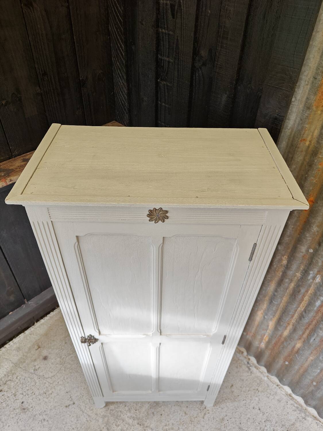 Restored Parisian Bonnetière Wardrobe