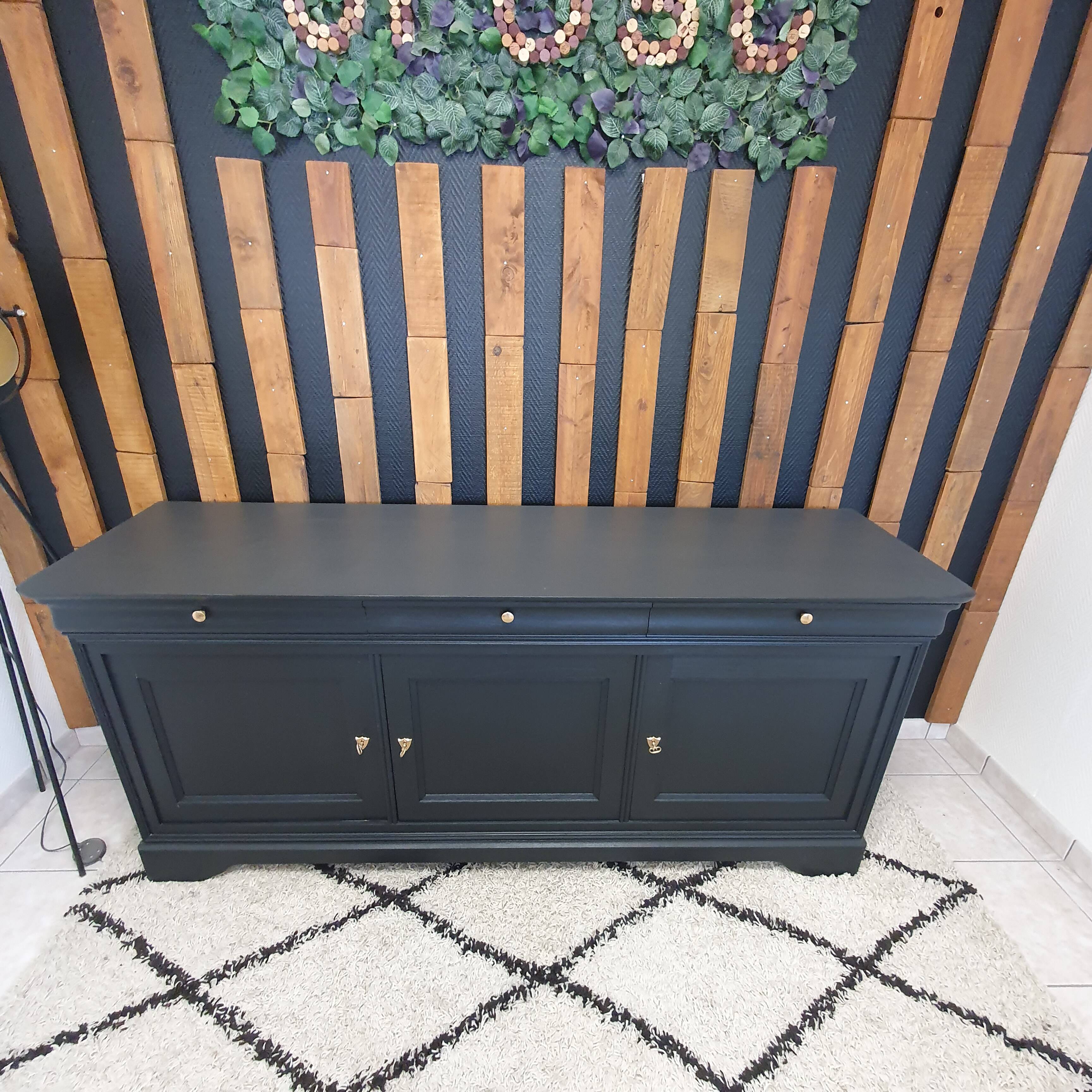 Restyled cherry wood buffet